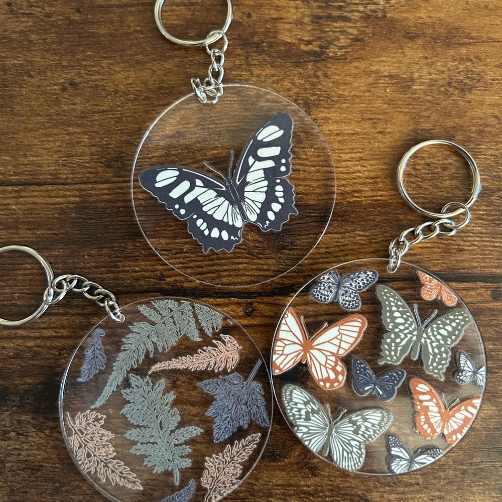 Butterfly Keychains